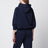 Felpa con cappuccio blu navy