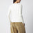 Zopfmusterpullover aus Wolle und Kaschmir in Creme
