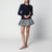 Rundhalspullover aus Wolle und Kaschmir in Hunter Navy