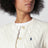 Cream cable-knit cardigan in wool and cashmere