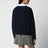 Rundhalspullover aus Wolle und Kaschmir in Hunter Navy