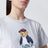 T-shirt Polo Bear in cotone grigia