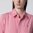 Abito chemisier a righe rosse/bianche