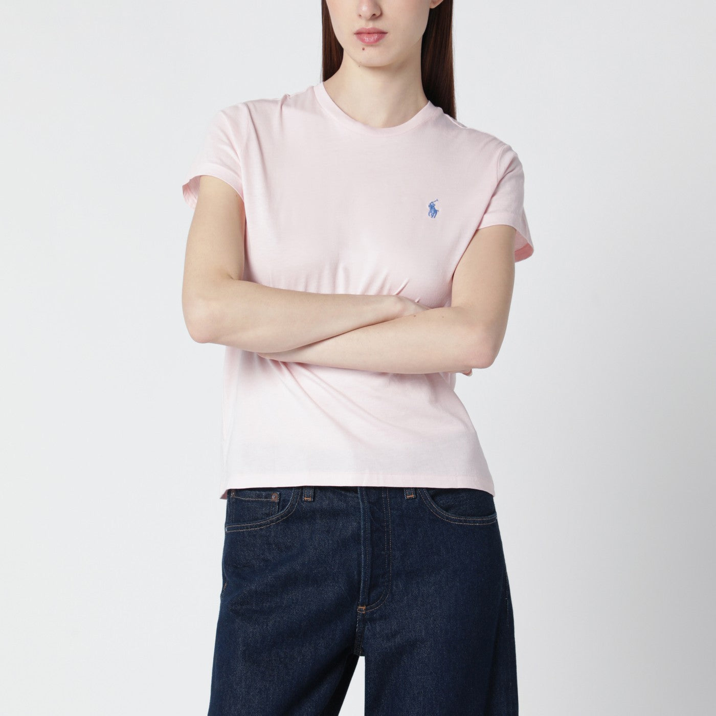 T-shirt rosa in cotone