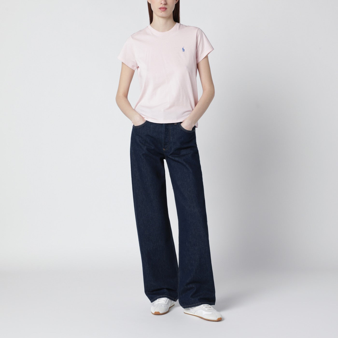 T-shirt rosa in cotone