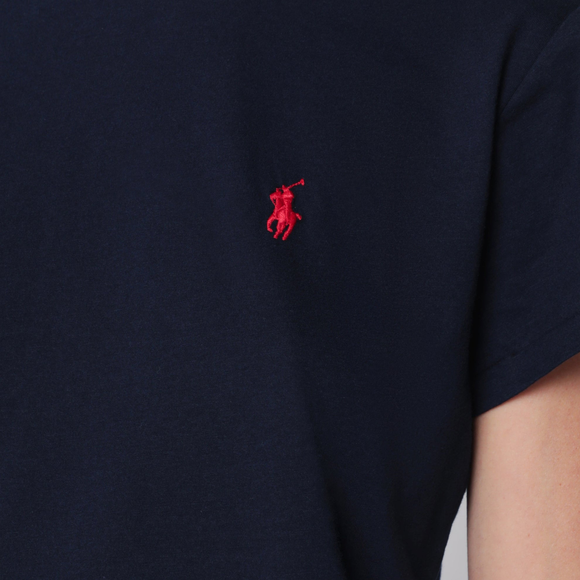 T-shirt blu navy in cotone