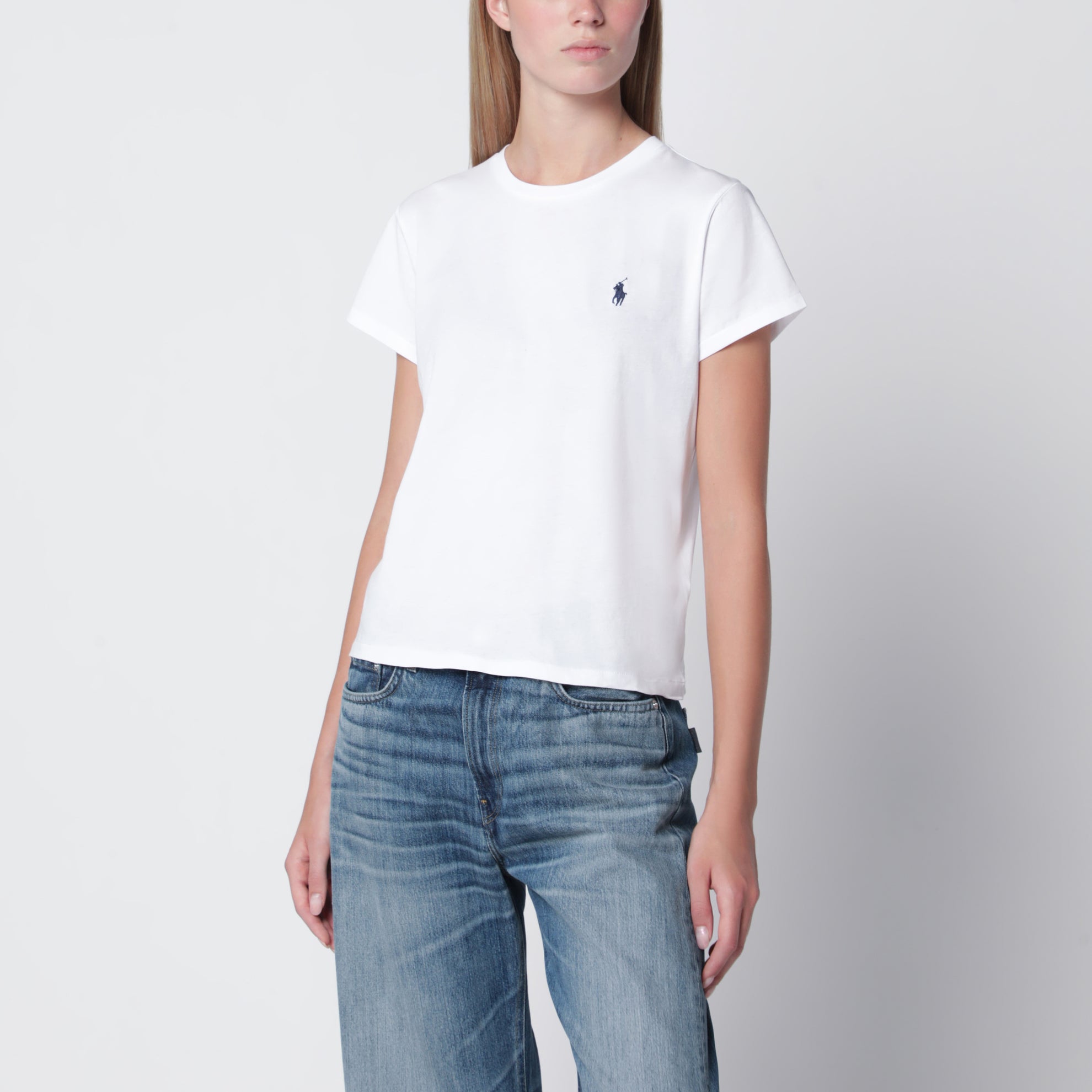T-shirt bianca in cotone