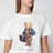 Weißes Polo Bear Baumwoll-T-Shirt