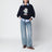 Blue Polo Bear patchwork sweatshirt in cotton blend