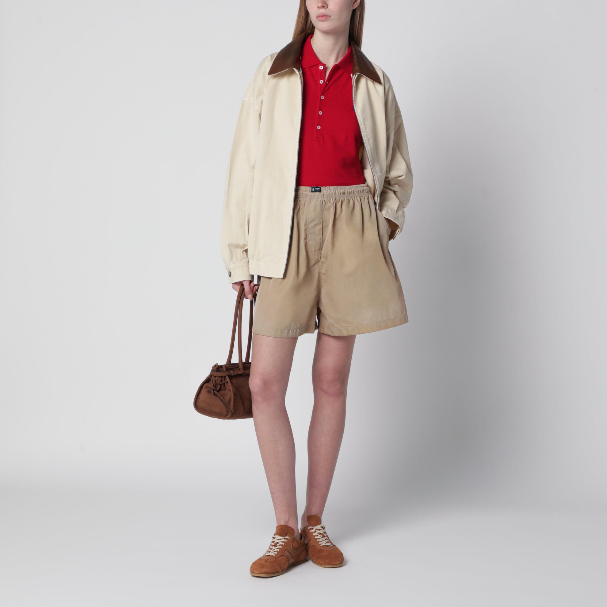 Polo rouge coupe Slim-Fit