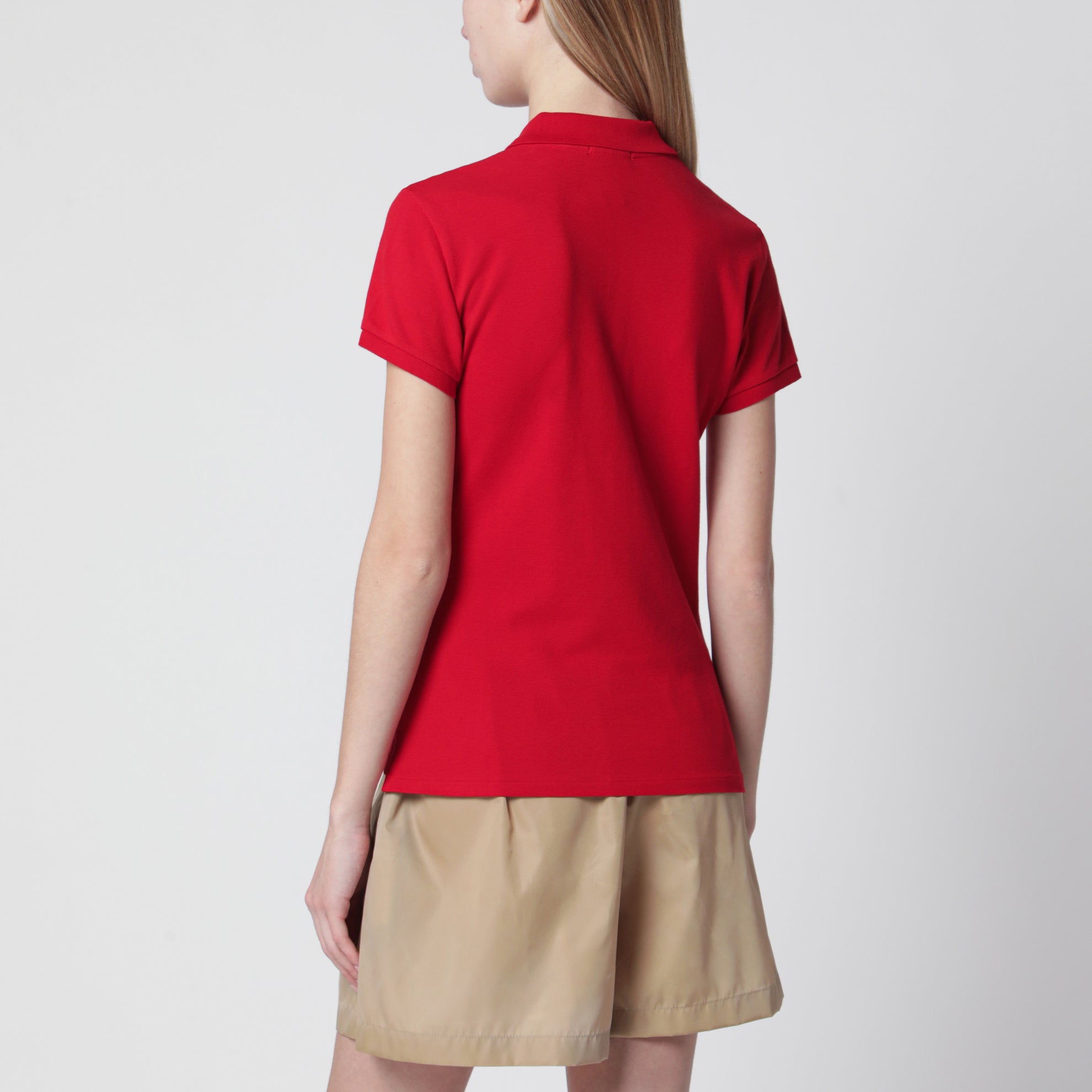Polo rouge coupe Slim-Fit