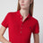 Polo rouge coupe Slim-Fit