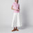 Polo rosa in piqué di cotone Slim-Fit