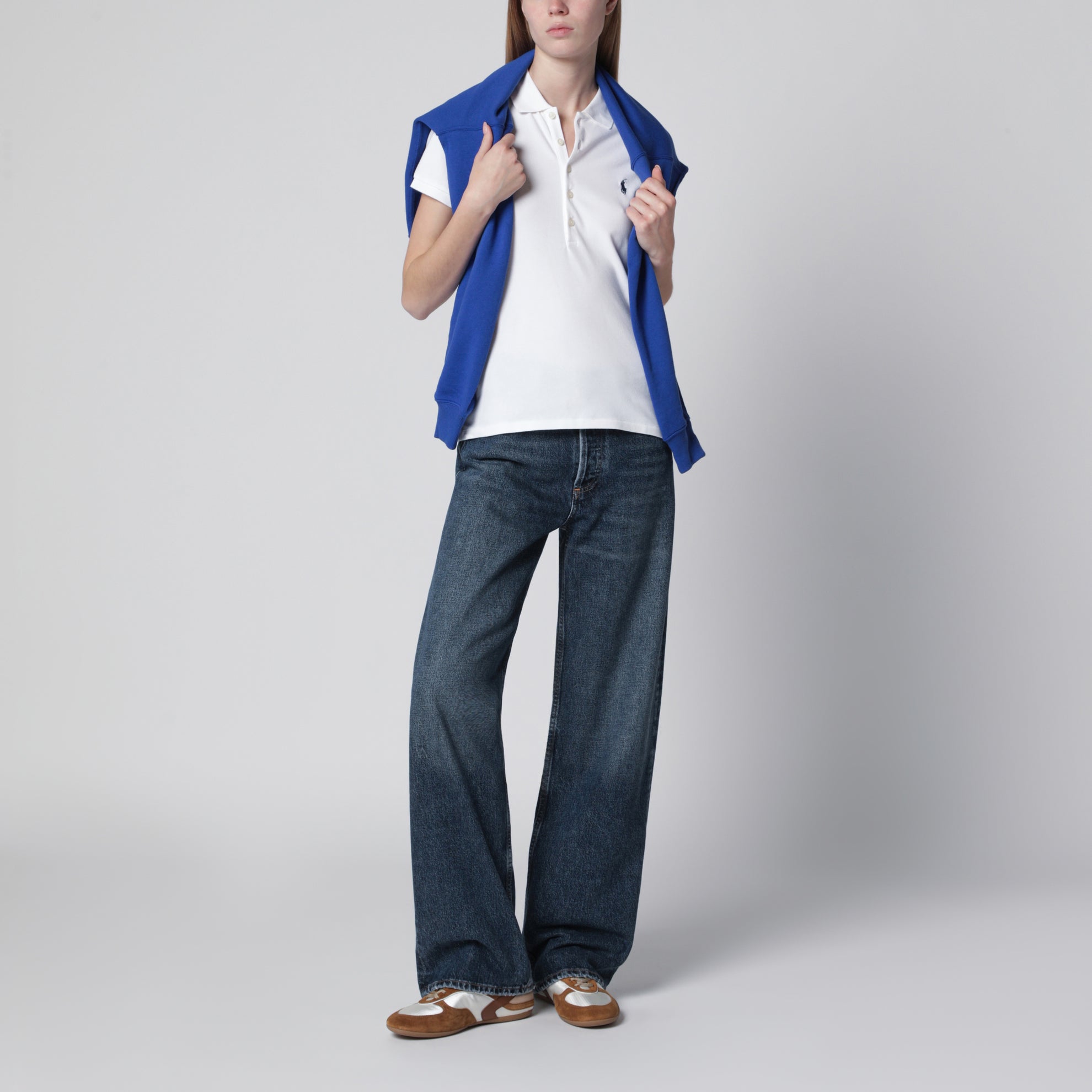 White Slim-Fit polo shirt