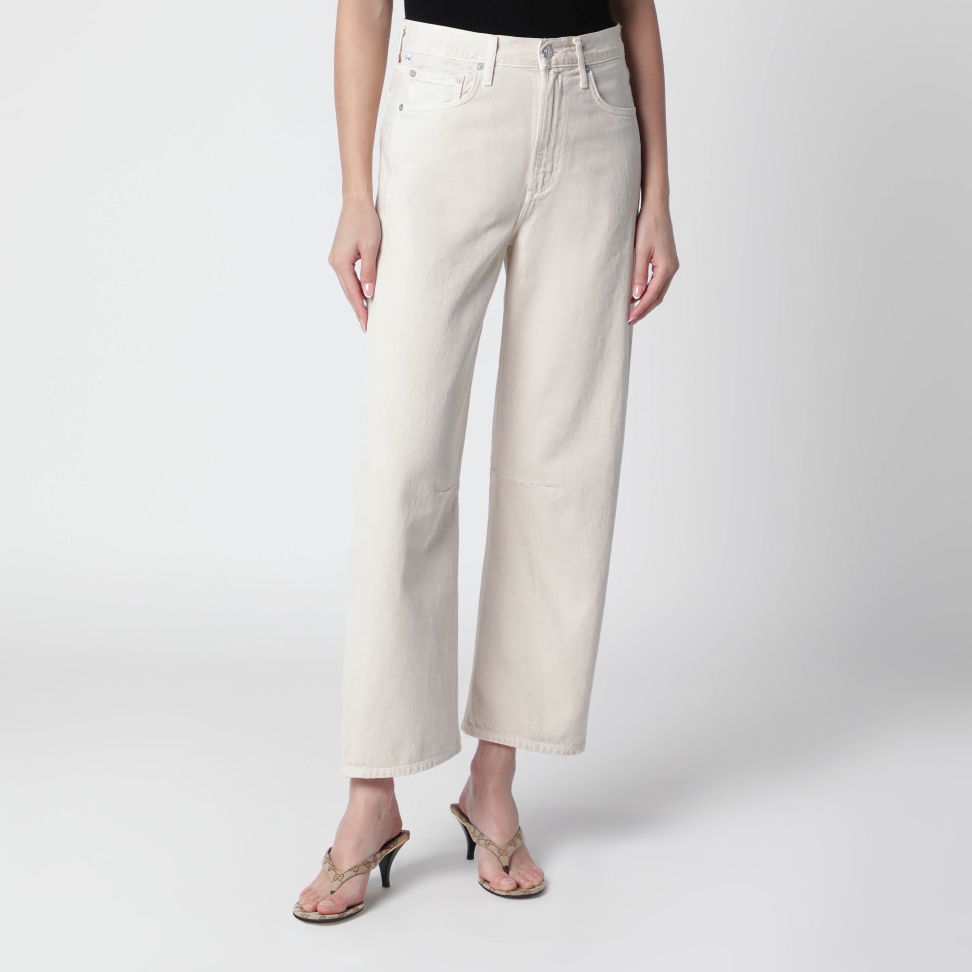 Miro-Jeans mandelfarben