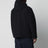 Black padded zip-up jacket