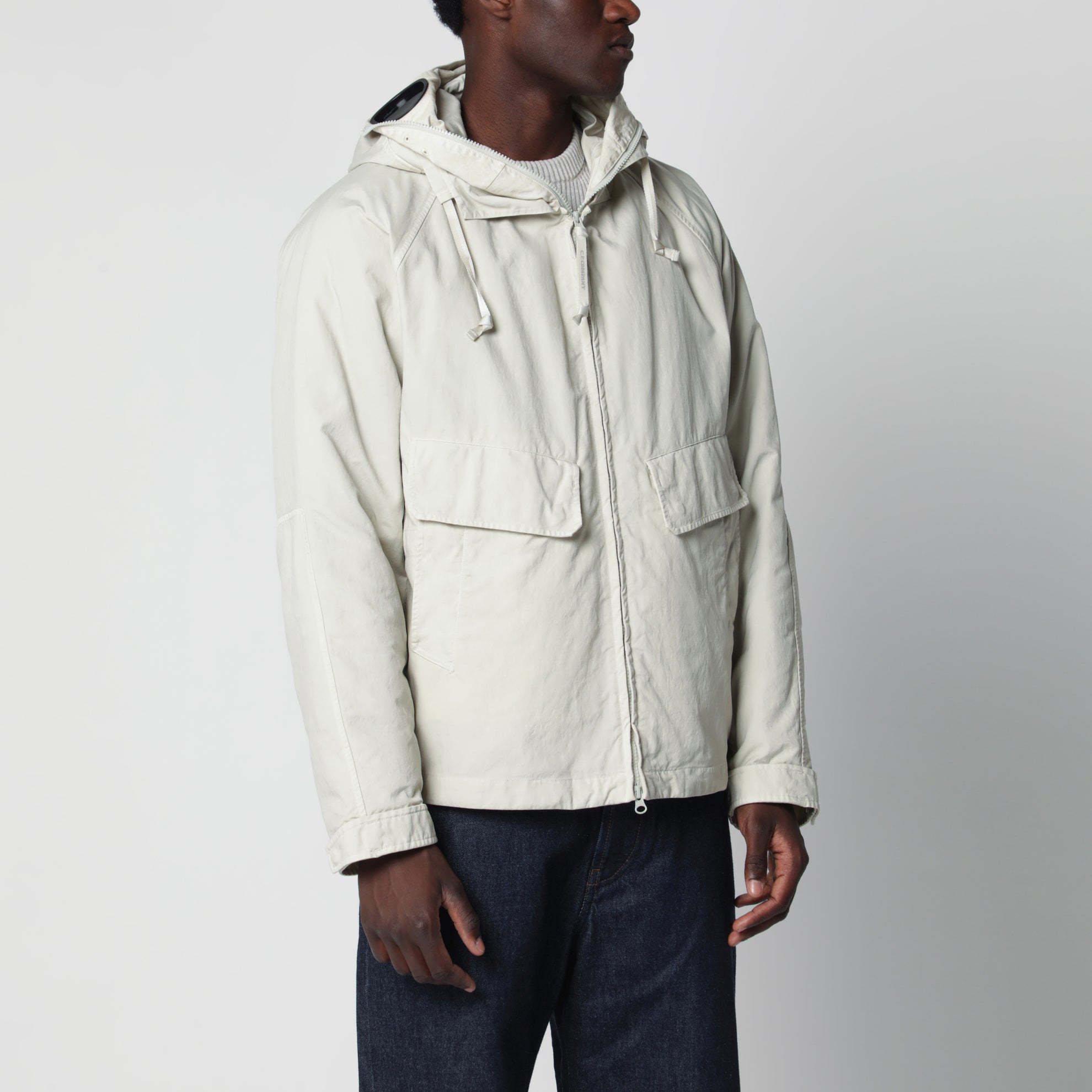 Veste à capuche Silver Birch avec lunettes Goggle