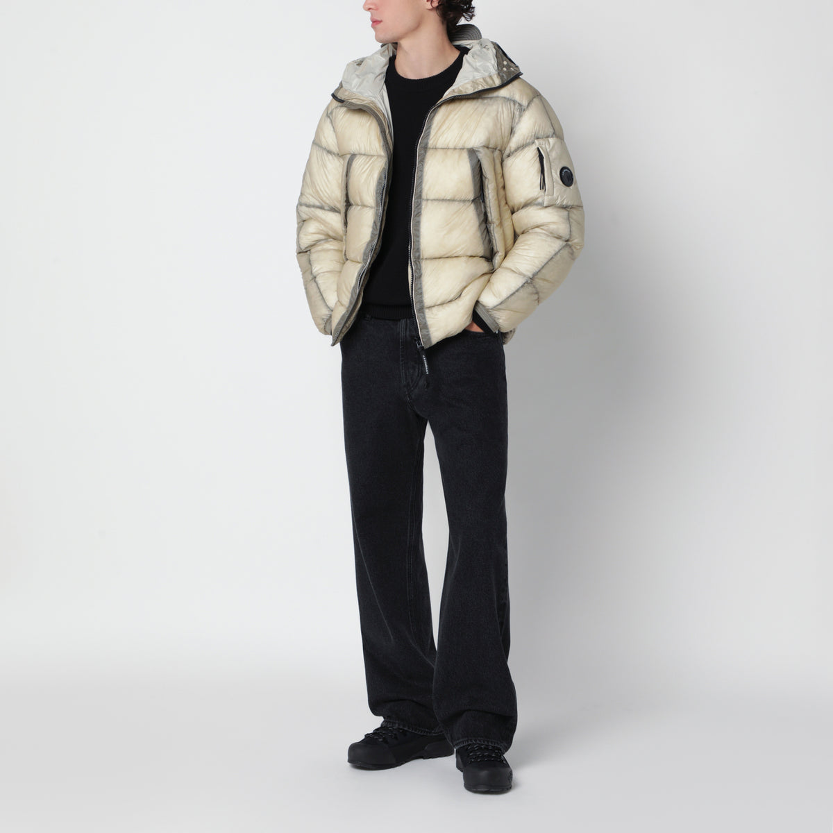 Explorer Silver Birch nylon jacket