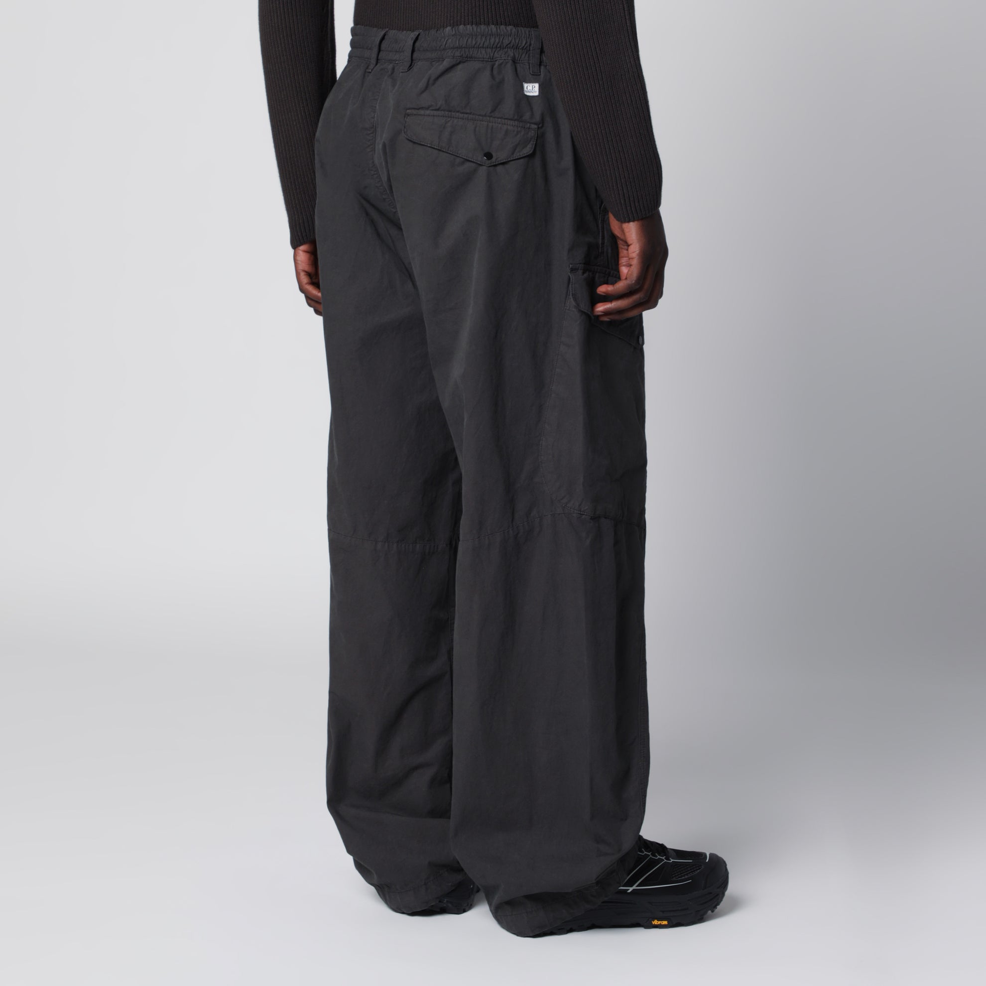 Dark grey cargo trousers