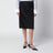 Gonna tubino nera in Re-Nylon