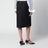 Gonna tubino nera in Re-Nylon