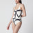 Costume da bagno Monogram bianco/nero