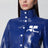 Reedition vinyl jacket in blue