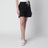 Black Re-Nylon shorts with drawstring