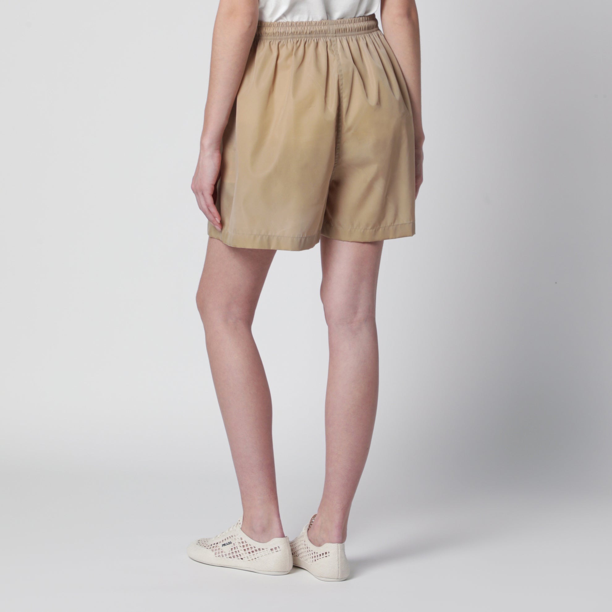 Camel Re-Nylon shorts