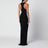 Vivenda Maxikleid Schwarz aus Viskose