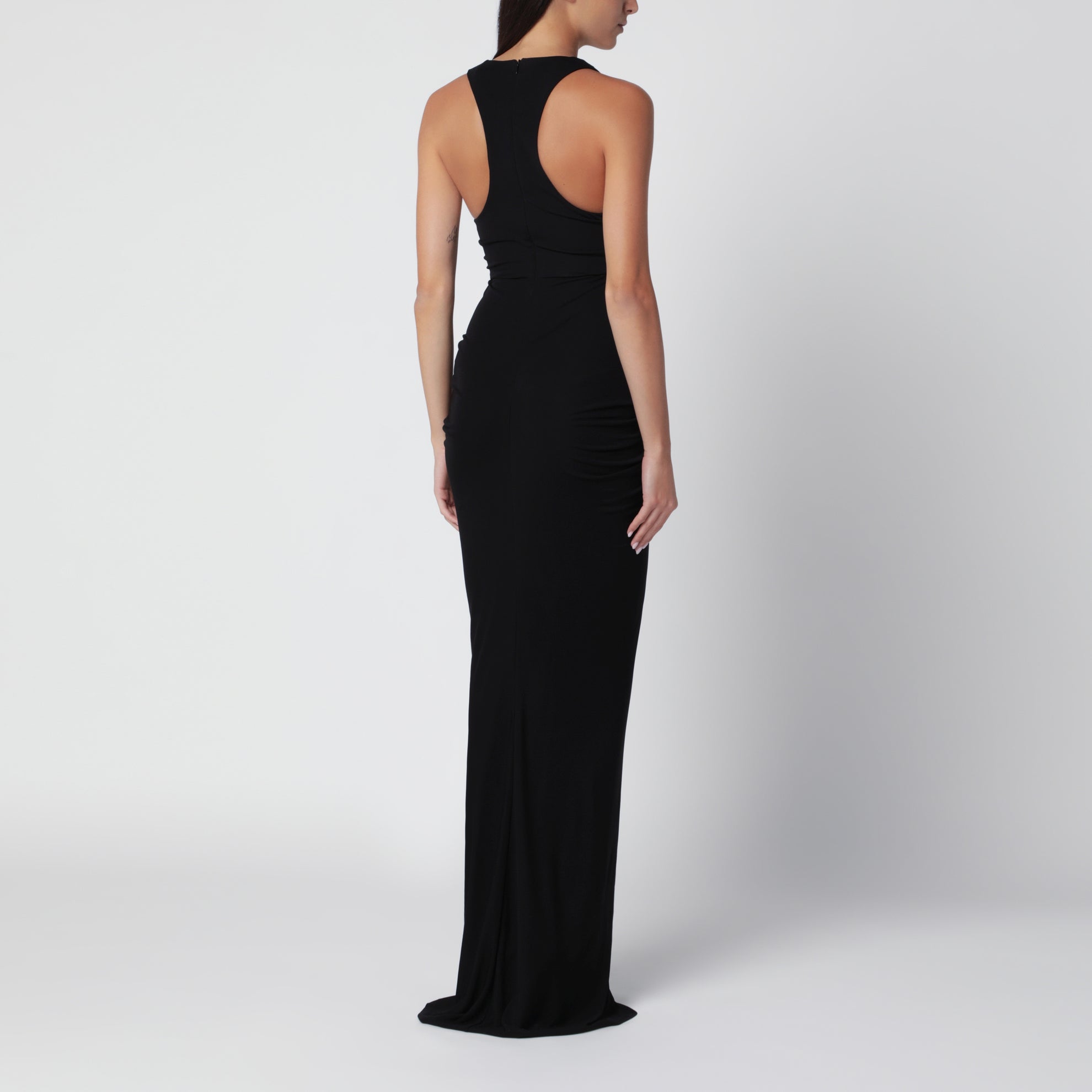 Vivenda Maxikleid Schwarz aus Viskose