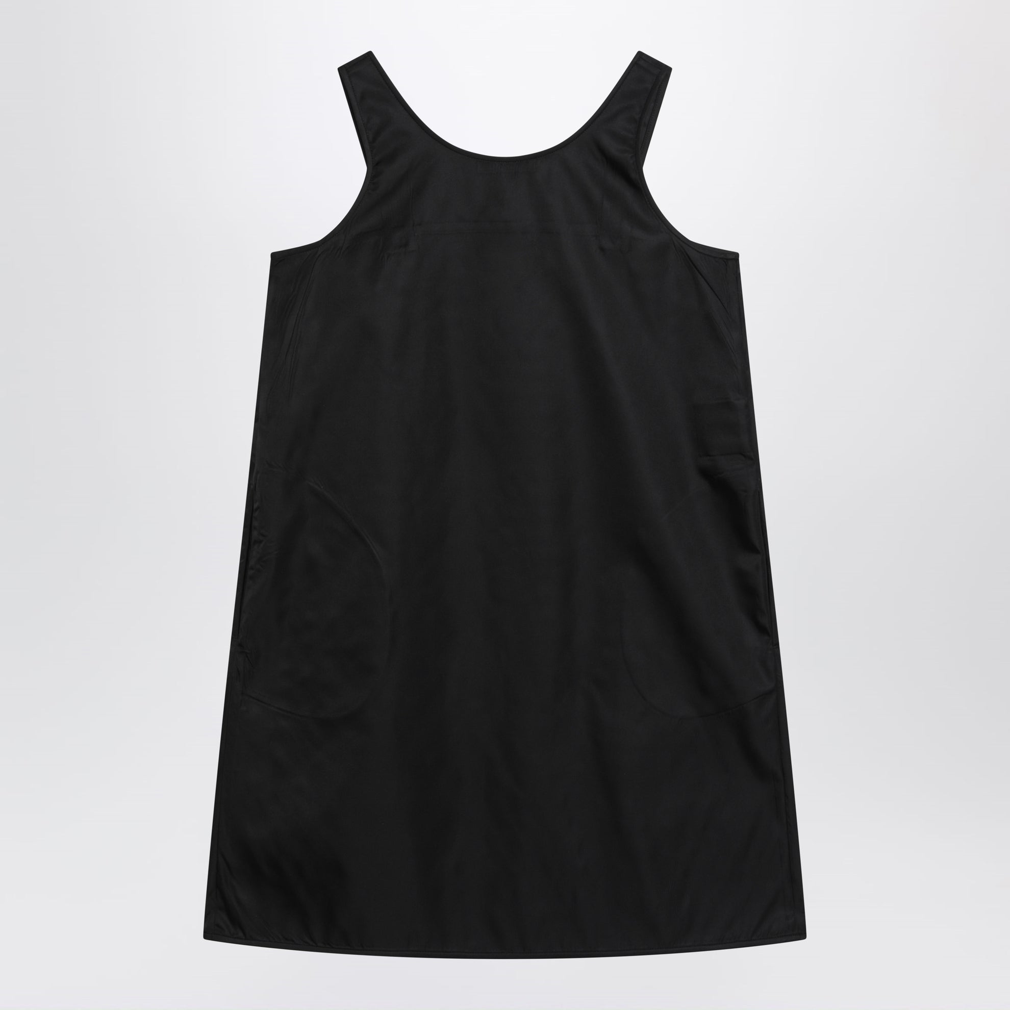 Short black dress in Re-Nylon