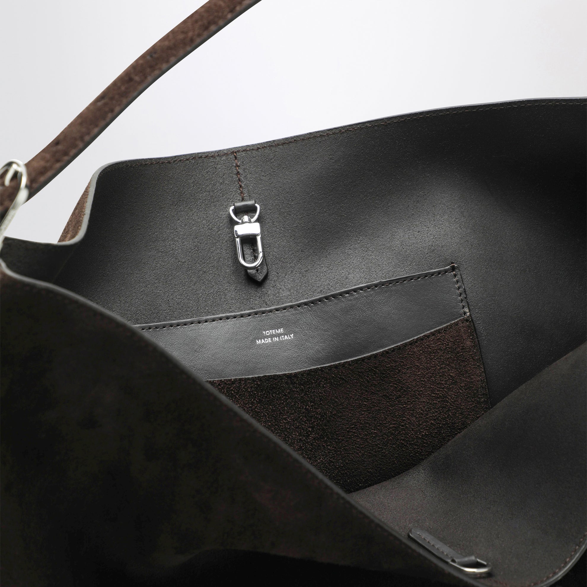 Braune Tote-Bag aus Wildleder