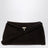 Clutch T-lock marrone Espresso in pelle scamosciata