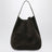Sac fourre-tout couleur espresso en cuir suédé