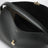 Borsa T-lock nera in pelle