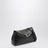 Pochette T-lock noire en cuir