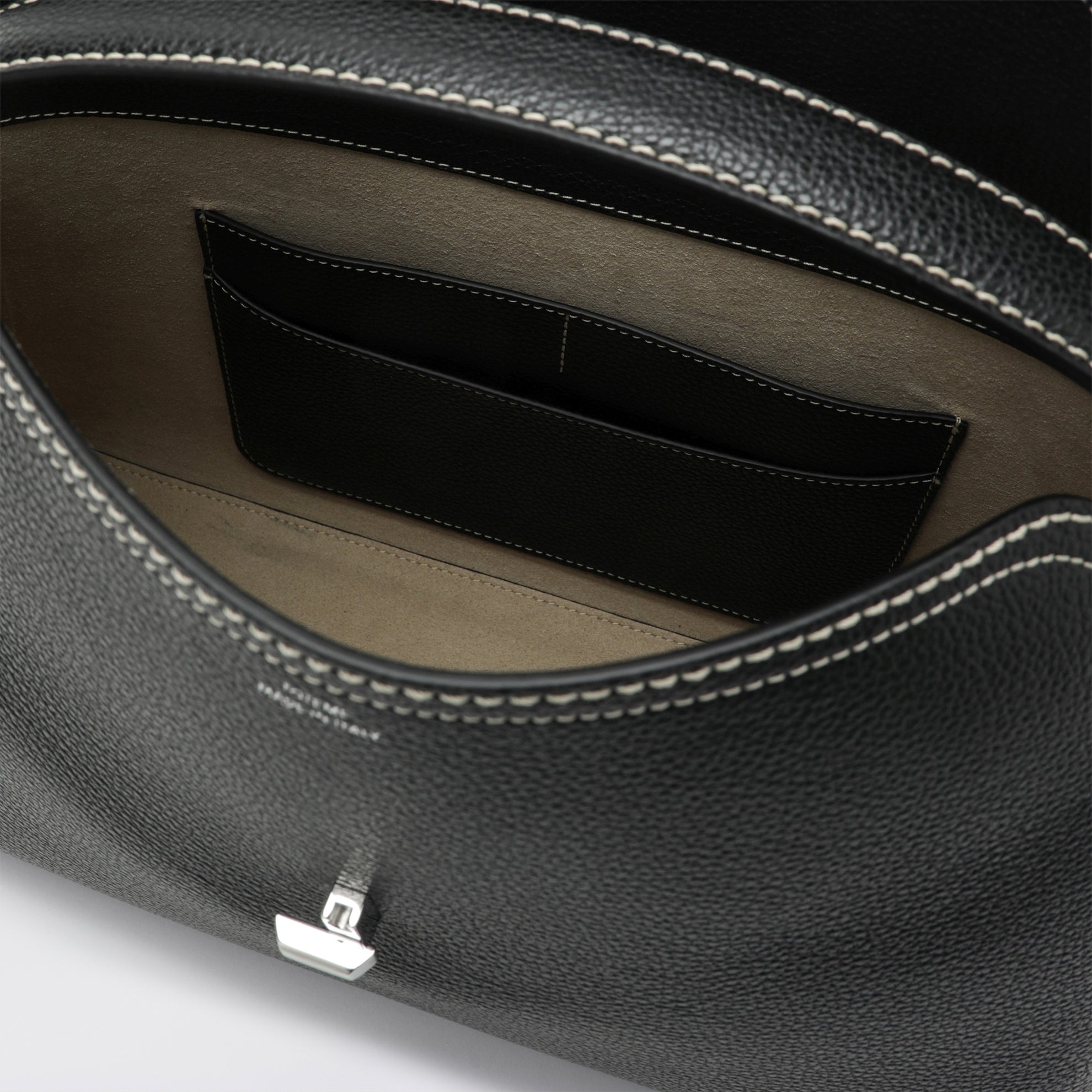 Sac Everyday en cuir grainé noir