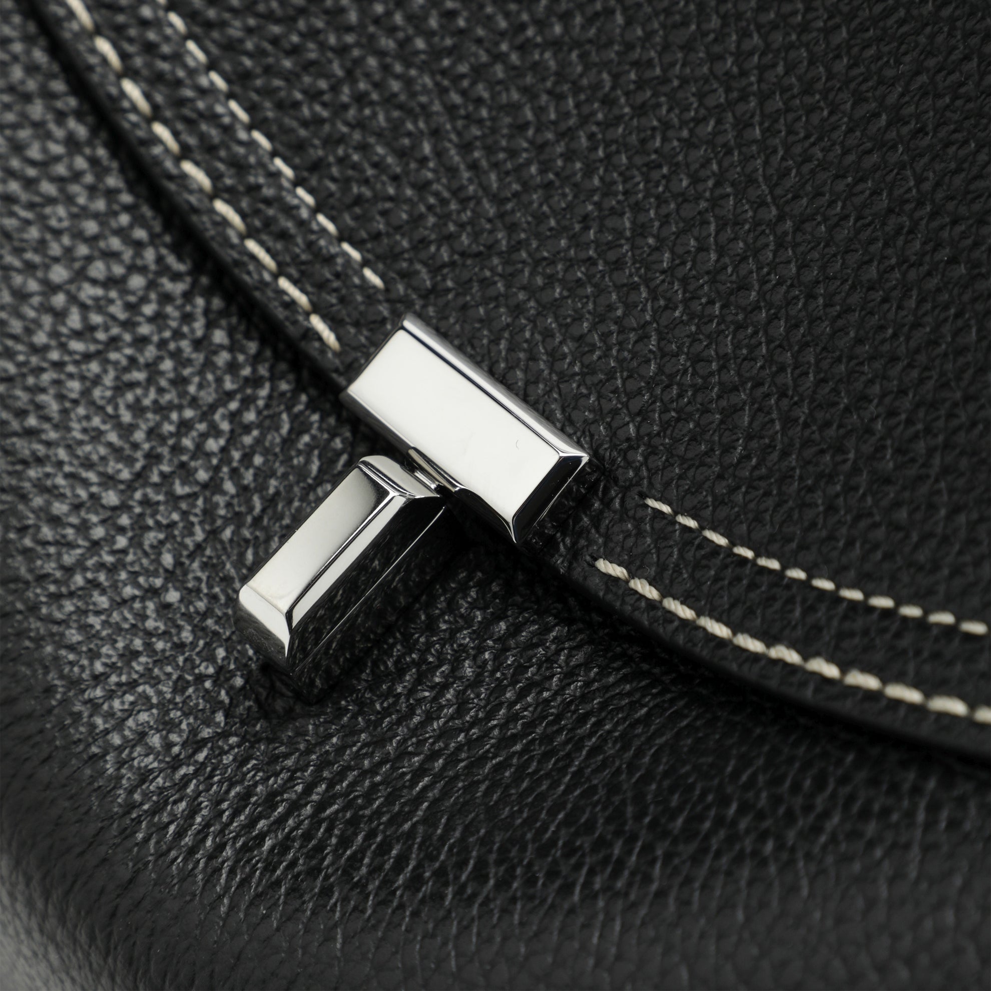 Sac Everyday en cuir grainé noir