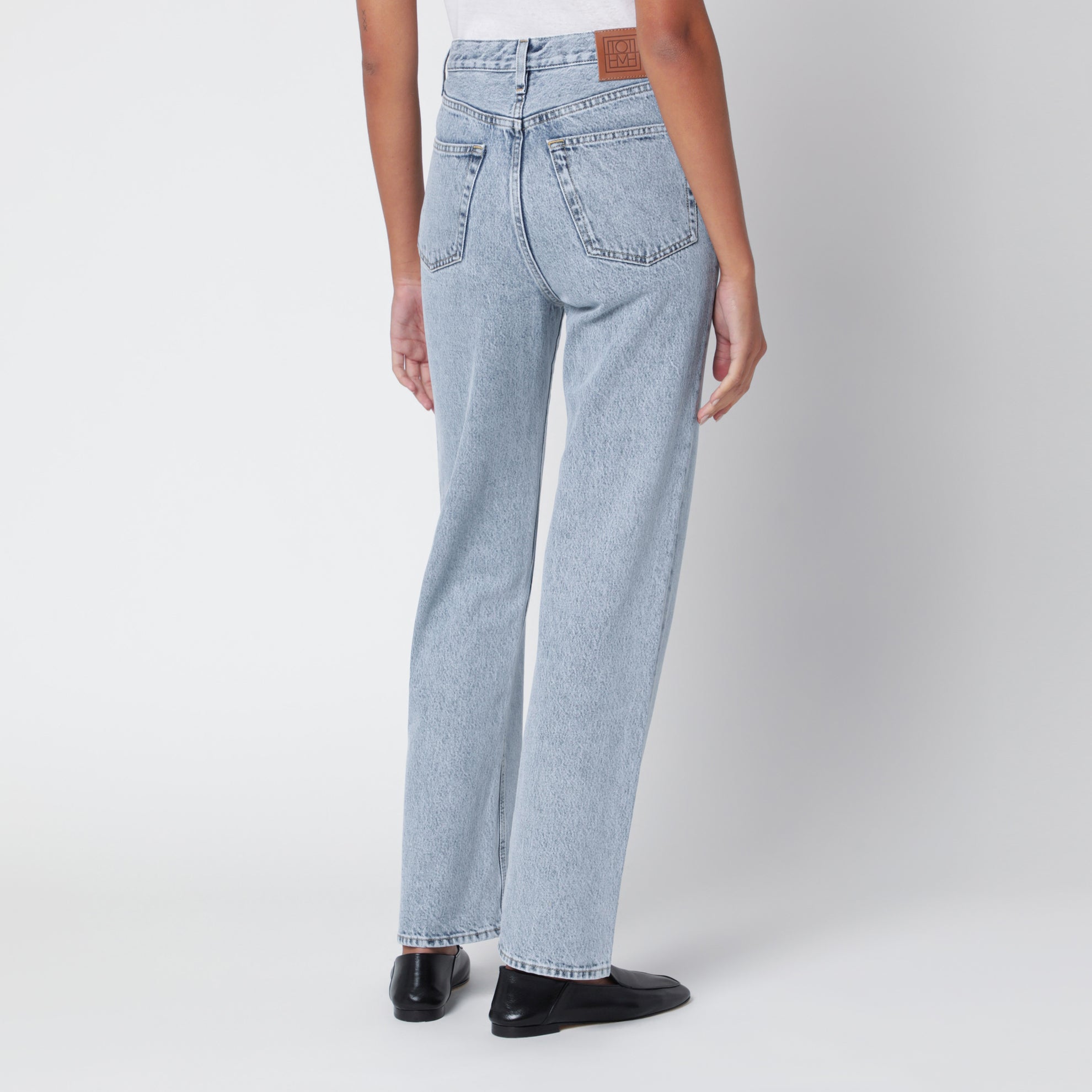 Jeans classici blu in cotone biologico