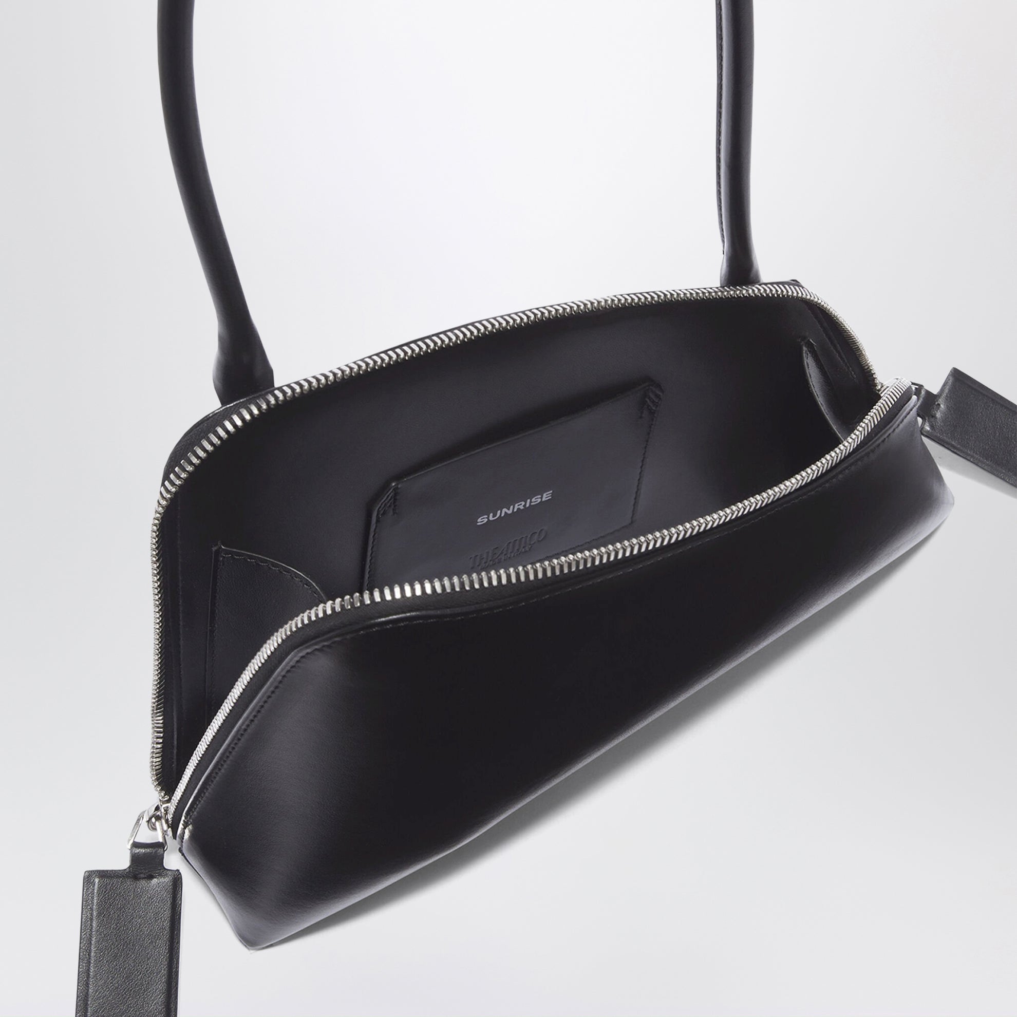Sunrise bag black in leather