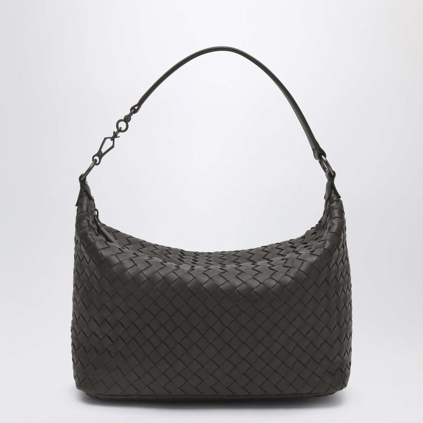 Sac Intrecciato marron Fondente