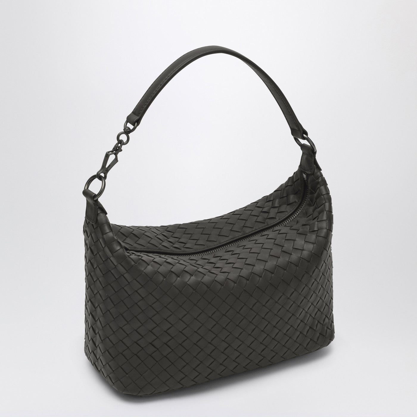 Sac Intrecciato marron Fondente