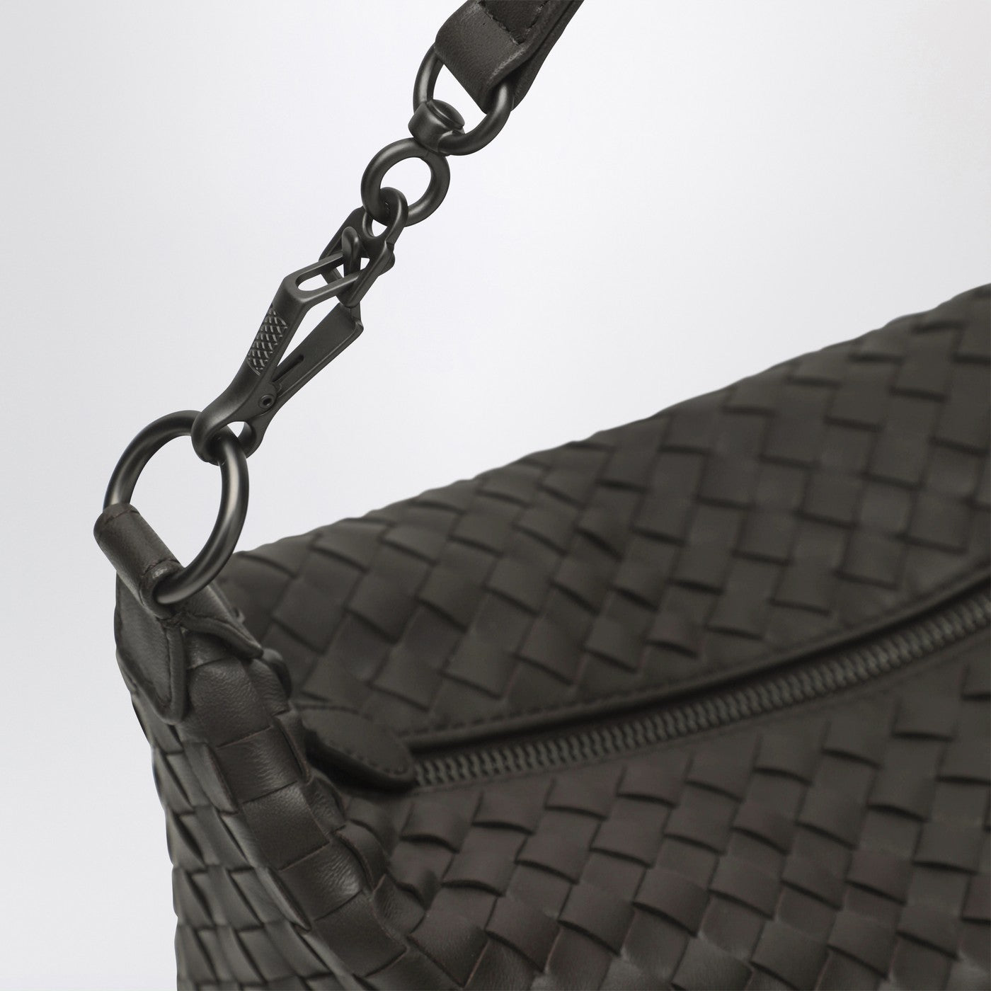 Sac Intrecciato marron Fondente