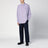Pantalone blu navy in misto cotone