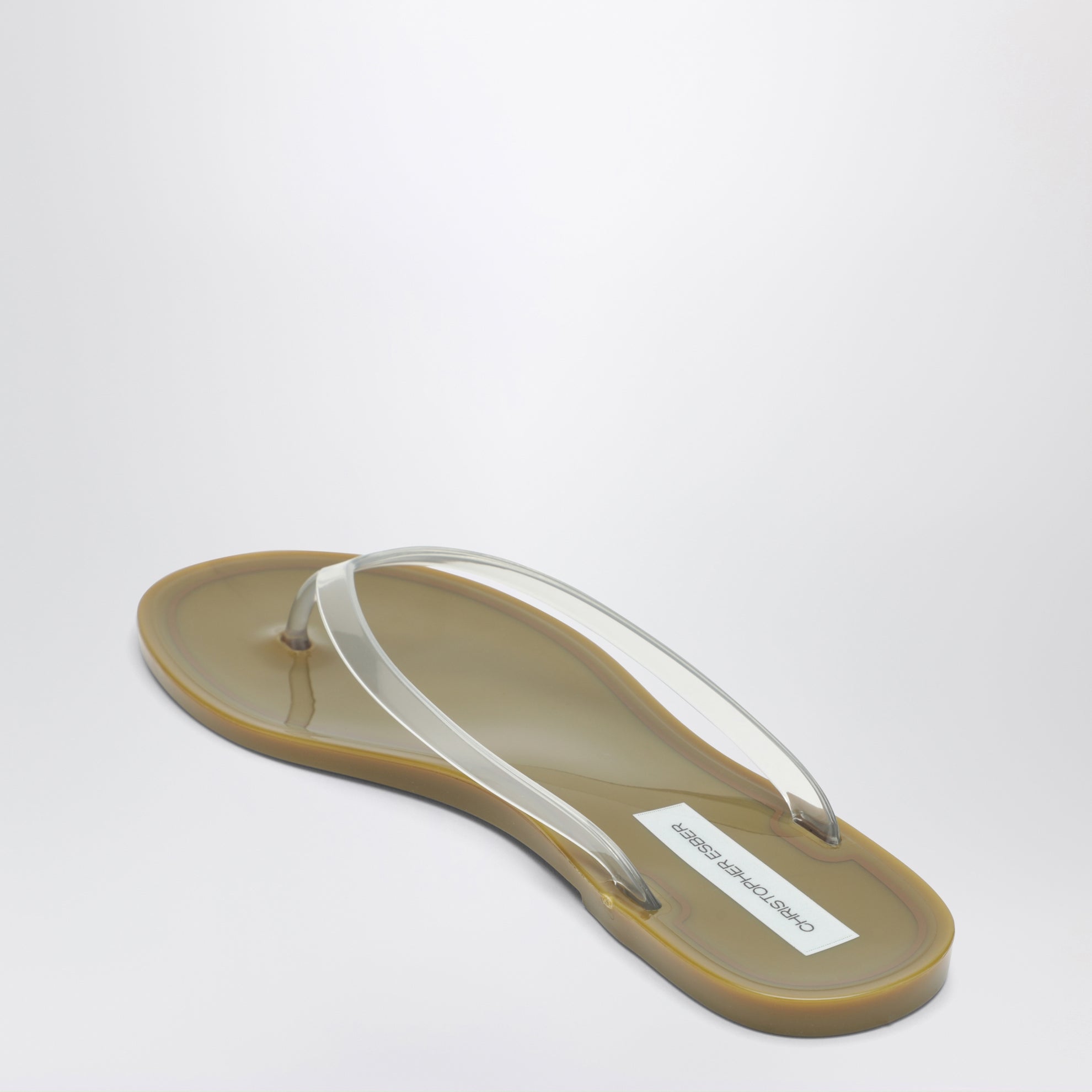 Sandali infradito Jo color Khaki clear