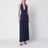 Langes Kleid Orion in Ink aus Rayon und Polyester