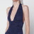 Langes Kleid Orion in Ink aus Rayon und Polyester