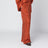 Pantalon de pyjama Monogram en soie terracotta