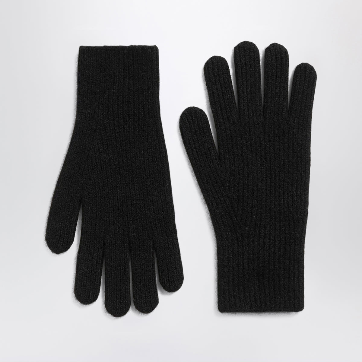 Schwarze Kaschmirhandschuhe